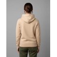 thumbnail image 2 of Milltex 8oz Midweight Fleece Hoodie Unisex CVC Cotton Blend Hooded Sweatshirt Soft Warm Pullover Blank Hoodie for Men Women Casual Everyday Wear Durable Comfortable Fit-Sand, 2 of 4