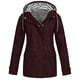 thumbnail image 1 of Chaquetas y abrigos casuales sin capucha de manga larga para mujer, chaqueta impermeable lisa, chaquetas para exteriores, impermeable con capucha, abrigo cortavientos para mujer, 1 of 4