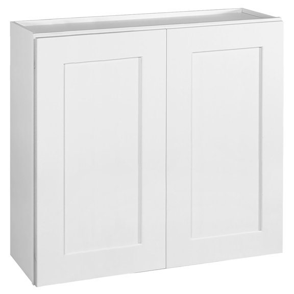 Design House 561753 Brookings Unassembled Shaker Tall Wall Kitchen Cabinet 33x30x12, White
