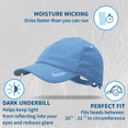 thumbnail image 4 of TrailHeads Women's Running Hat with UV Protection | UPF 50 Hats | Summer Hats for Women | Outdoor Hats - dusk blue, 4 of 7