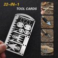 thumbnail image 2 of Multifunctional Fishing Hook Card DIY Camping Survival Tool Card Fishing Card, 2 of 5