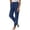 Blue, variant on Women's Pants Effortless Everyday Wide Leg Casual Elastic Waist Solid Color Comfort Fit Long Trousers Fashion Summer Pants for Women Black XXL