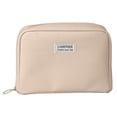 thumbnail image 2 of Gecau Student Large Capacity Stationery Bag Button Three Layer Of Canvas High Appearance Succinct Storage Pen Bag Gray Creative, 2 of 5