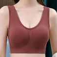 thumbnail image 4 of Cxenplz Women's Front Close Sports Bra Scoop Neck Padded Soft Yoga Clothes Medium Support Yoga Bra with Removable Cup, 4 of 6