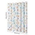 thumbnail image 3 of Sahpxhe Shower Curtain Starfish and Shells Print Waterproof Eva Bath Curtain,-Mildew No-Drill Bathroom Partition Bathroom Decor with Hooks,31.5X70.87in,Multicolor-S, 3 of 6