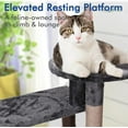 PinkSheep 3 Tier Cat Tree Tower Scratching Post with Perch, Sisal Cat