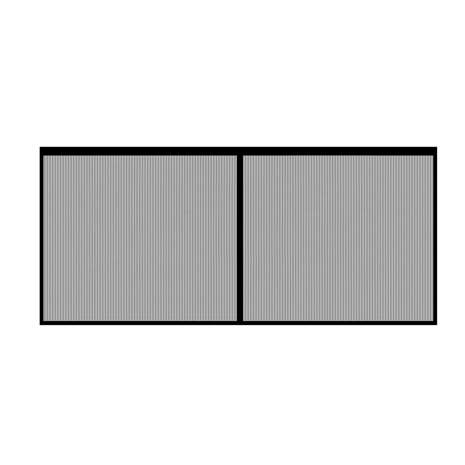 Sunisery Garage Screen Door, Black Full Frame Removable Warehouse Door