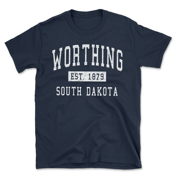 Worthing South Dakota Classic Established Men's Cotton T-Shirt