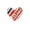 A, variant on Ohmyroo Wooden Heart Centerpiece 3.94 Inch Multicolor Decor For Men Women Tiered Tray Table Kitchen Island Holiday Gathering Accent Setup