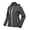 GRAY, variant on Women’s Softshell Jacket, Ski Snowboarding Jacket with Removable Hood, Fleece Lined and Water Repellent Black M