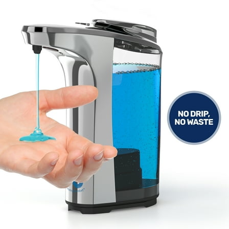 Everlasting Comfort Automatic Soap Dispenser, Adjustable Output, Touchless Liquid Dispense, 17 Oz
