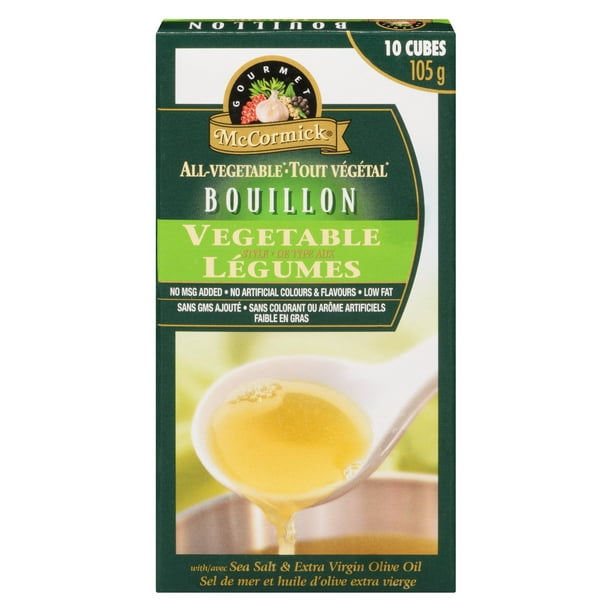 McCormick Gourmet, qualité supérieure, bouillon entièrement végétal, légumes 105 g