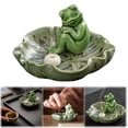 thumbnail image 2 of MVRLSH Clearance! Incense Sticks Burner Ceramic Frog Incense Burner For Home Multi Functional Scent Diffuser Tool For Kitchen Apartment Restaurant Bedroom, 2 of 9