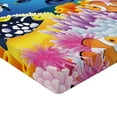 thumbnail image 2 of Fish Fitted Sheet, Water Life Different Kind of Fishes Coral Reefs and Sponges Theme, Decorative Soft Bedding All-round Elastic Pocket, Full Size, Multicolor, by Ambesonne, 2 of 3