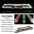 thumbnail image 3 of fashionhome Train Toy Mini Simulation Metro Model Inertia Sliding Alloy Plastic Vehicle Children Toy, White, 3 of 9