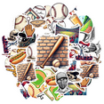 thumbnail image 2 of cartoon Baseball Stickers, Waterproof Baseball Sticker for Water Bottle Laptop Phone Cases Planner Skateboard Luggage Helmet Party Favor Decor, Ideal for Adults Teens Teacher Rewards, 2 of 9