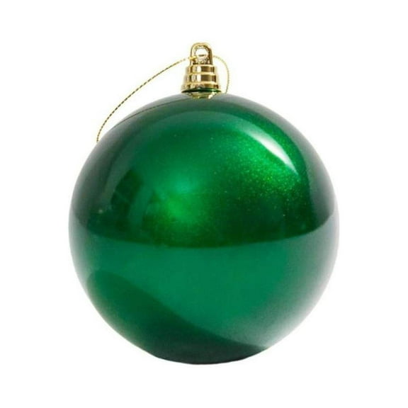 4" Green Candy Apple Ball Ornament