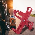 thumbnail image 2 of Portavasos y portabotellas para aventuras en movimiento Portabotellas rojo para bicicleta o scooter, 2 of 8