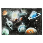 Luxen Home Galaxy Canvas Print with LED Lights