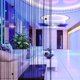 thumbnail image 2 of Cortina De Cuentas De Cristal Cordón decorativo Cortina Perlas Panel de pared Franja Habitación Puerta Ventana Negro Tmvgtek Libre de BPA, 2 of 8