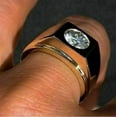 thumbnail image 2 of 2.00Ct Mens Round Lab Created Diamond Solitaire Wedding Ring 14k Solid White Gold, 2 of 3