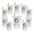 thumbnail image 1 of The First Years Bluey Take & Toss Vasos con pajita para niños pequeños, vasos para sorber a prueba de derrames con tapas y pajitas a presión, regalos Bluey y suministros para fiestas Bluey, 10 onzas,, 1 of 5