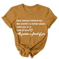 thumbnail image 4 of Camisetas de Manga Corta para las Mujeres Impreso Cuello de Tripulación Suelto Tee, Vintage Gráfico Casual Camisetas para las Mujeres Gráfico, 4 of 6