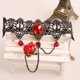 thumbnail image 5 of VINE Brazalete de encaje negro Steampunk gótico Halloween, 5 of 8