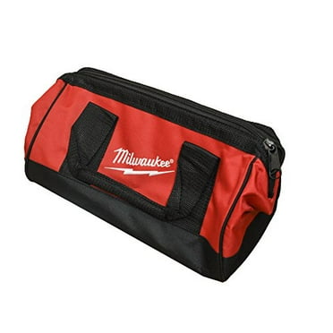 Milwaukee Bag13x6x8nch Heavy Duty Canvas Tool Bag 6 Pocket