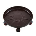 thumbnail image 2 of Clearance!XEOVHV Large Plant Caddy with Wheels,Rolling Plant Stands Heavy-duty Plastic Plant Roller Base Pot Movers Plant Saucer on Wheels Indoor Outdoor Plant Dolly with Casters Planter, 2 of 4