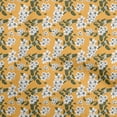 thumbnail image 1 of oneOone Tissu Viscose Georgette Jaune pour Enfants Matériel de Robe Florale Tissu Imprimé au Mètre 42 Pouces de Large, 1 of 4
