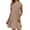 Beige, variant on Kaemgyyd Women's Summer Dresses Solid Color Loose Sleeveless Tank Dress Crew Neck High Waist Tiered Sundresses Beach Clothes
