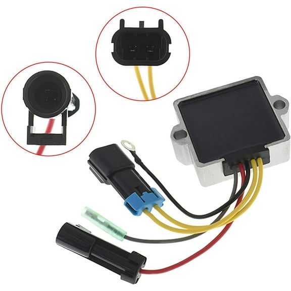 ALL-CARB Voltage Regulator Rectifier 893640T01 893640001 Replacement for Mercury Marine Outboard 30HP 40HP 50HP 60HP 5 Wires 4 Stroke
