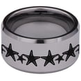 thumbnail image 4 of Starfish Tungsten Carbide Ring, 4 of 9