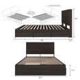 thumbnail image 4 of Nexera 2 Piece Full Bedroom Set, Ebony, 4 of 8