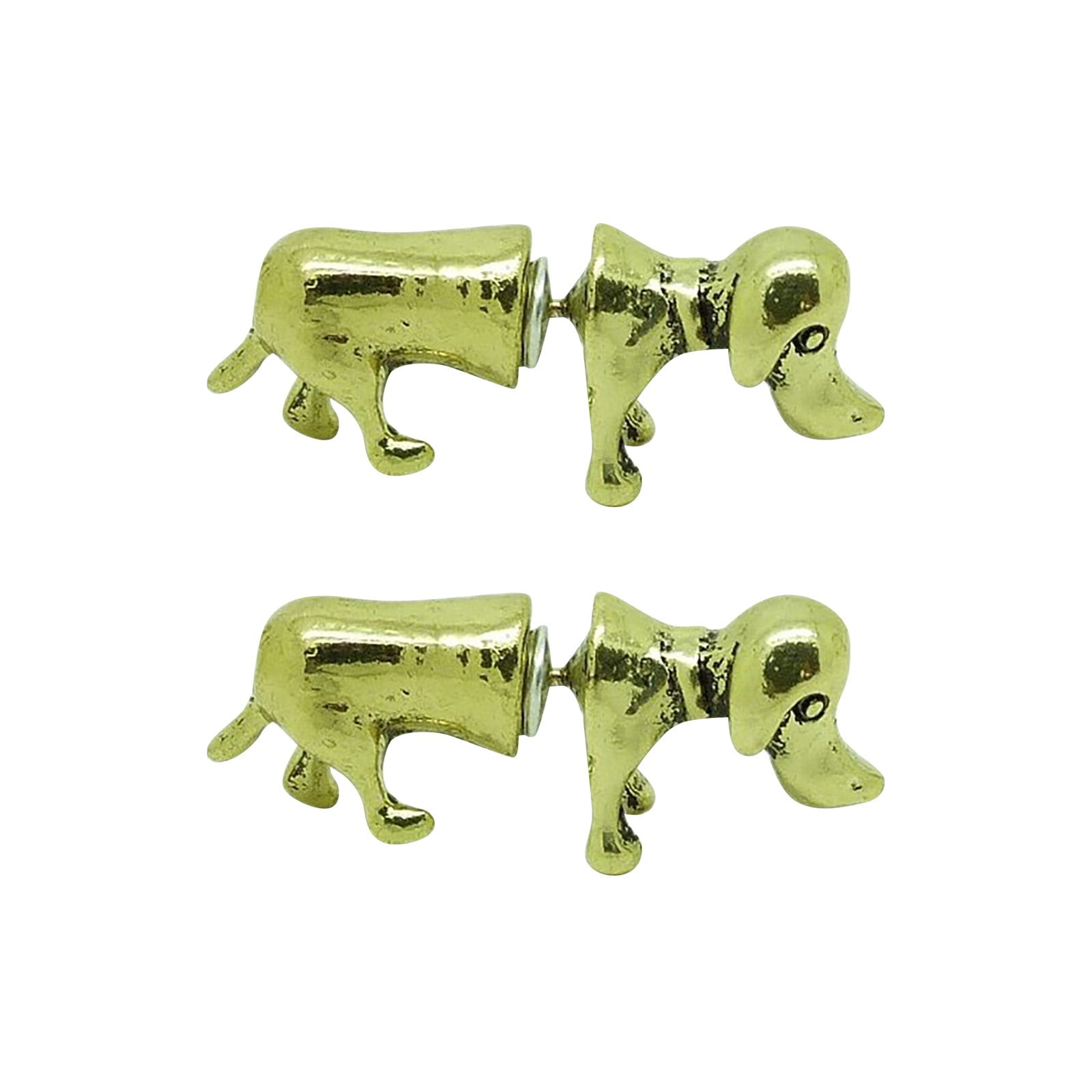 Mother Day Earrings Fashion Stud Earrings Stereo Animal Sausage Dog