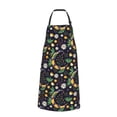 thumbnail image 2 of Picia Snake And Flower Waterproof Apron for Unisex Adult - Adjustable Bib Apron with Pockets, Ideal for Cooking, Gardening, Painting, and Household Chores, 2 of 9
