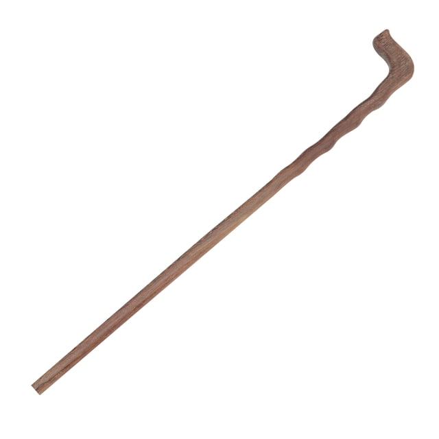 OULII 1Pcs Alpenstock Walking Stick Chicken Wing Wood Ground Locking for Outdoor Activities