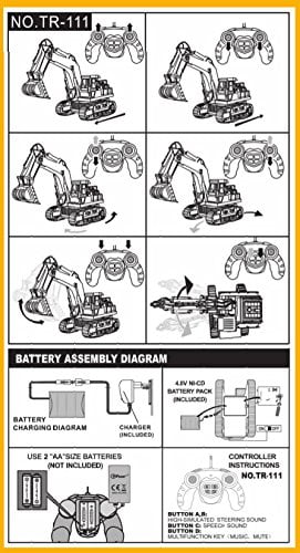 top race excavator charger