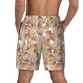 thumbnail image 2 of Lsque Mens Swim Trunks Seashells Pattern - Bathing Suit Compression Liner - Beach Swim Shorts Swimwear - (S-3XL) - Stretch Quick Dry -X-Large, 2 of 9