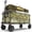 Khaki, variant on Sekey 48" Collapsible Wagon, 300L Heavy-Duty Cart with 440lbs Capacity, All-Terrain Wheels & Drink Holders,Khaki