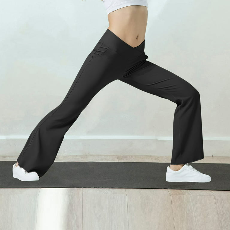 GWAABD Tangerine Leggings Womens High Waist Pant Soft Sport Yoga Leggings  Workout Running Trousers 