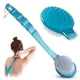 thumbnail image 1 of Cepillo para el cuerpo del baño - Cepillo de ducha con mango largo para la espalda, exfoliante para la espalda, el cuerpo y los pies (azul) para baño exfoliante de la piel, 1 of 5