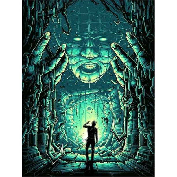Diamond Painting (DB7387) 5D Square Horror Scene Kit de mosaico Wall Art Craft 20X30cm FLhrweasw Nuevo