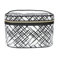 thumbnail image 1 of Equate Beauty Cosmetic Bag - Crosshatch Train Case, 1 of 6