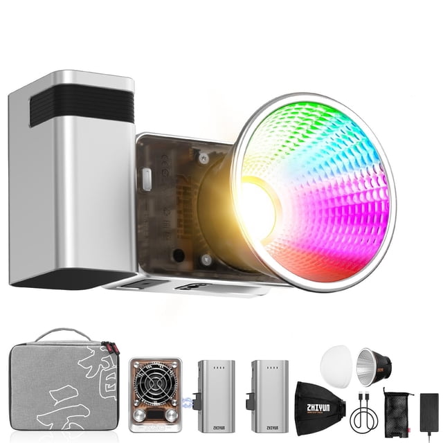 Luz de vídeo ZHIYUN X60 RGB Pro para fotografía, 60 W