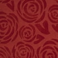 thumbnail image 6 of SAFAVIEH Martha Stewart Block Print Rose Floral Wool Area Rug, Vermillion, 5' x 8', 6 of 6