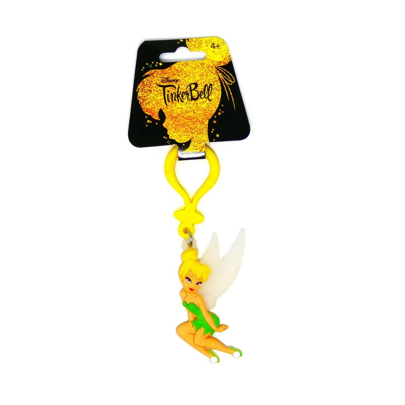 Monogram Peter Pan's Tinker Bell Soft Touch PVC Keyring Key Chain