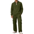 thumbnail image 2 of Blekii Casual Stylish Hoodie Pants, Mens Two Piece Jogger Set Activewear Gym Suit Winter, Gym, Workout, Fall Wear, Winter Wear, Casual Outfit, Travel, Lounge, Streetwear, Training, 2 of 7