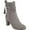 Grey, variant on Journee Womens Zuri Inside Zip Block Heel Booties